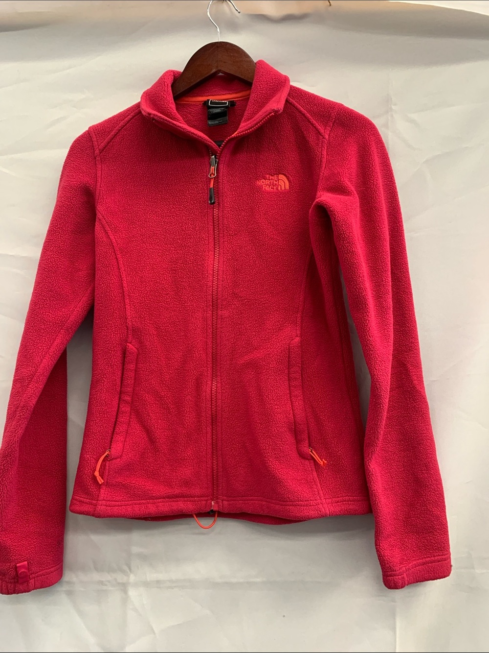 The North Face Kids Hot Pink Full-Zip Fleece Jacket